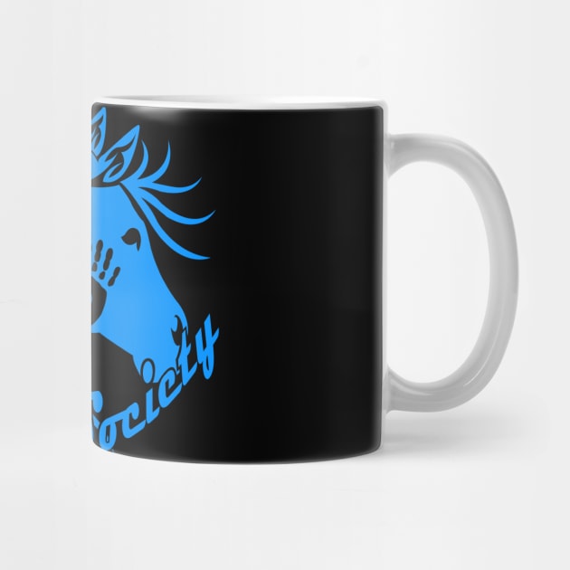 Warrior Society (Horse Blue) by melvinwareagle